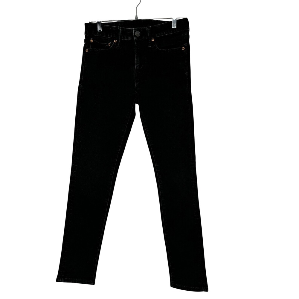American Eagle Black Wash Denim Skinny Jeans Casual Pants Menโ size 28x30